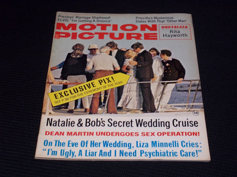 1972 OCTOBER MOTION PICTURE MAGAZINE - NATALIE WOOD & ROBERT WAGNER - E 16152
