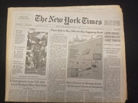 1996 JULY 29 NEW YORK TIMES NEWSPAPER -CLINTON HARSHER MEASURES TERROR - NP 7017