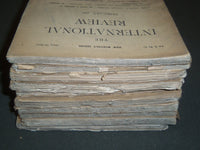1881 THE INTERNATIONAL REVIEW MAGAZINE LOT OF 10 - GREAT ARTICLES - WR 866