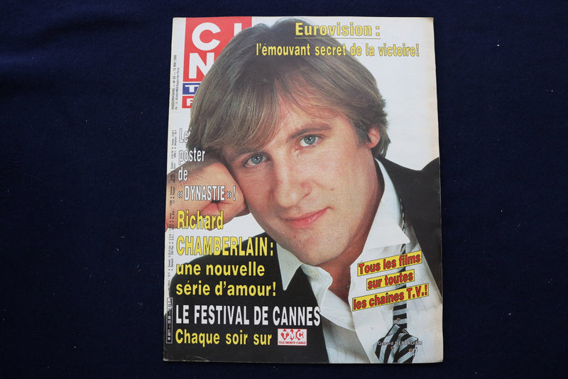 1986 MAY 15 CINE TELE REVUE MAGAZINE - GERARD DEPARDIEU COVER - E 11983