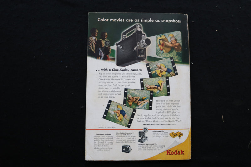 1948 AUGUST THE CAMERA MAGAZINE - SHOOTING COVERS - BACKLIGHTING COVER - K 339