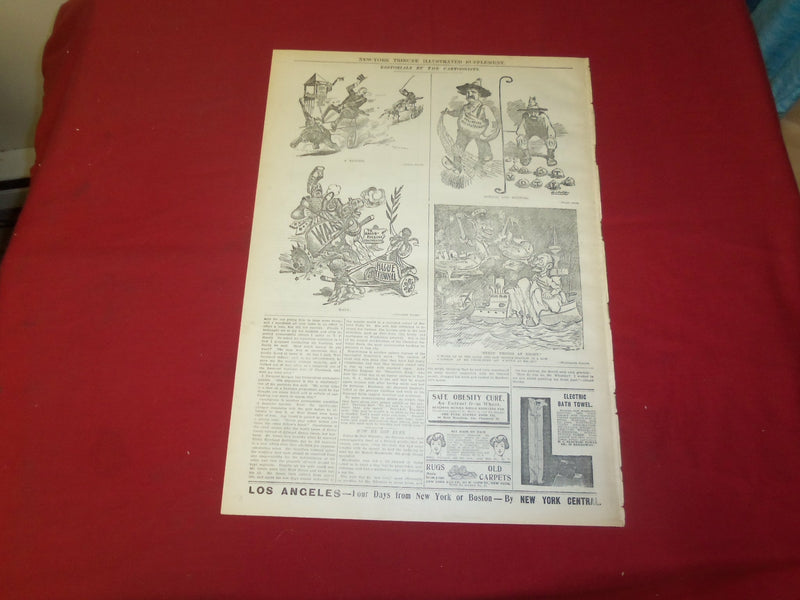 1904 NOVEMBER 13 NY TRIBUNE ILLUS. SUPP. NEWSPAPER -JOHN D. ROCKEFELLER- NP 3678