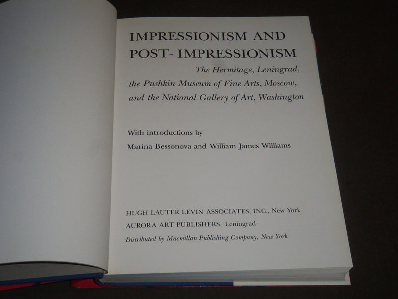 1986 Impressionism and Post Impressionism by William James Williams - I 539