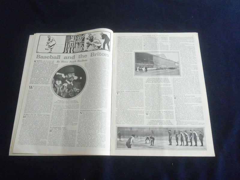 1914 APRIL 4 COLLIER'S MAGAZINE - THE PAINTED SCENE - APRIL FOOL - ST 7094