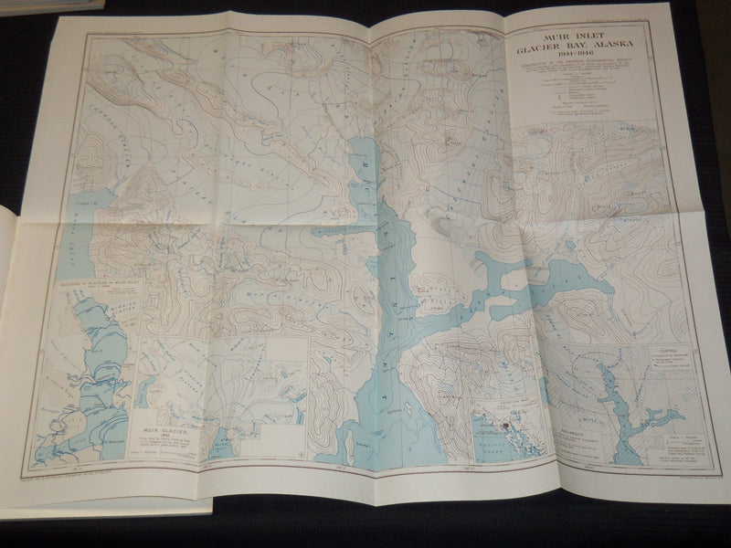 1947-1953 GEOGRAPHICAL REVIEW MAGAZINE LOT OF 13 - GREAT FOLD-OUT MAPS - WR 55P