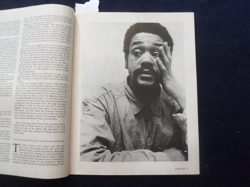 1970 JUNE RAMPARTS MAGAZINE - BOBBY SEALE - THE PANTHERS - SP 5746R