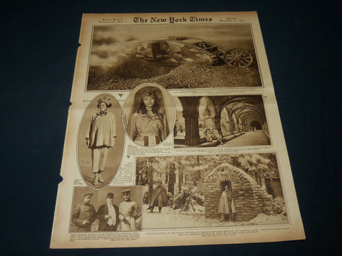 1916 DECEMBER 17 NEW YORK TIMES ROTO PICTURE SECTION - BRITISH TANK - NT 8959