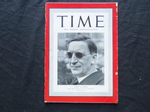 1940 MARCH 25 TIME MAGAZINE - EAMON DE VALERA - T 705