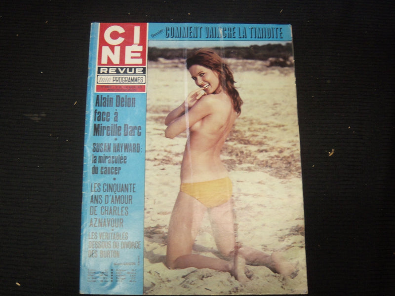 1974 JULY 18 CINE REVUE FRENCH MAGAZINE - NICOLE GARCON COVER - E 24782