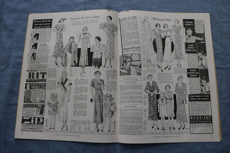 1933 MAY WOMAN'S WORLD MAGAZINE - LOVE IS LIKE MEASLES, A JANE STORY - SP 4783X