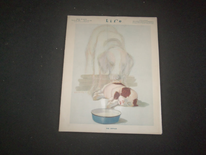 1918 JANUARY 24 LIFE MAGAZINE - THE ORPHAN - L 766P
