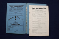 1928 SEPTEMBER THE COMMUNIST MONTHLY PERIODICAL - K 471