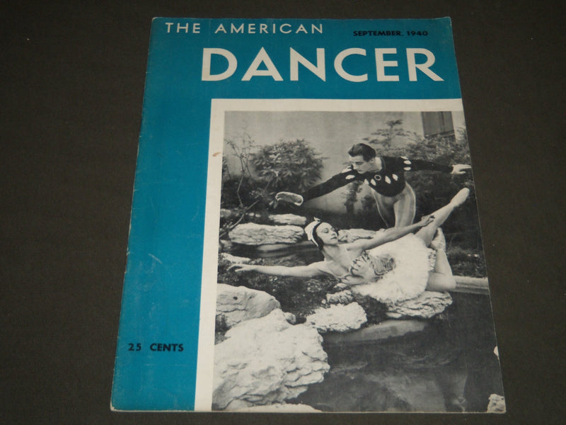 1940 SEPTEMBER THE AMERICAN DANCER MAGAZINE - NICE COVER - ST 4869