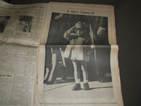 1963 NOV 26 PHILADELPHIA INQUIRER NEWSPAPER - JFK, HIS FINAL JOURNEY - NP 3139