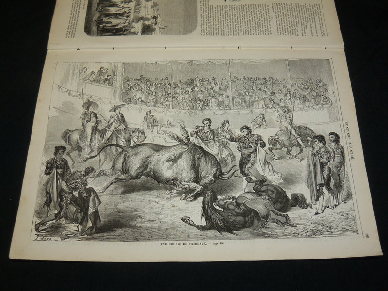 1861-1862 L'UNIVERS ILLUSTRE FRENCH MAGAZINE LOT OF 23 - NICE ILLUS. - NP 5343