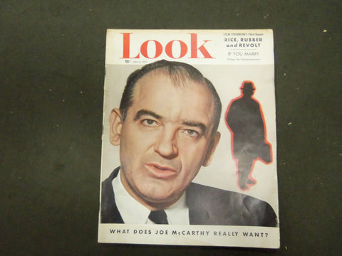 1952 JUNE 16 LOOK MAGAZINE - JOSEPH MCCARTHY - ST 2872