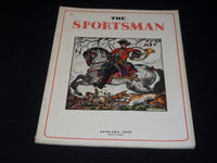 1933 JANUARY THE SPORTSMAN MAGAZINE NICE COVER & INSIDE SPORTS - E 4287