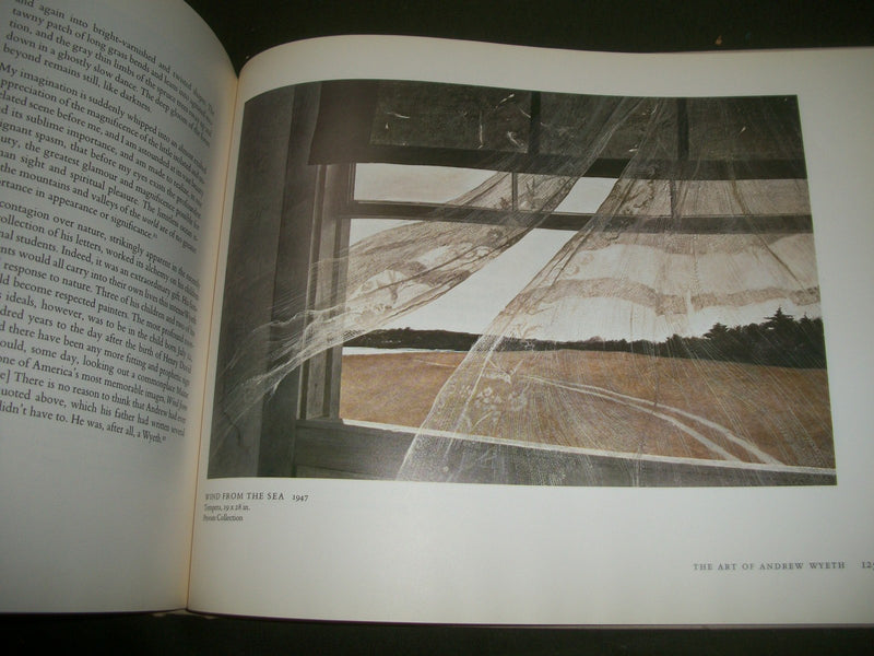 1973 THE ART OF ANDREW WYETH BOOK WANDA CORN NY GRAPHIC SOCIETY - KD 794B