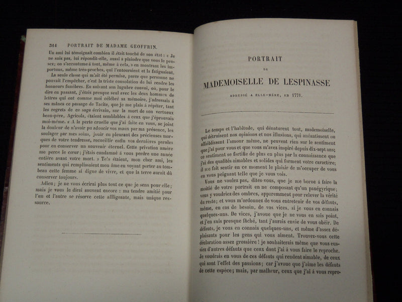 1853 OEUVRES DE D'ALEMBERT HARDCOVER BOOK BY CONDORCET - KD 7706