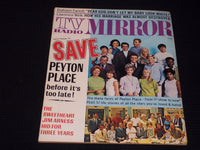 1969 MARCH TV RADIO MIRROR MAGAZINE - PEYTON PLACE COVER - E 13213