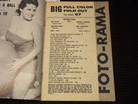 1958 MARCH FOTO-RAMA DIGEST MAGAZINE - BILLY GRAHAM - GRETA THYSSEN - K 1022