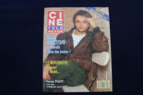 1988 APRIL 28 CINE TELE REVUE MAGAZINE - DAVID HALLYDAY COVER - E 12036