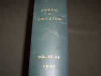 1931 JANUARY-DECEMBER JOURNAL OF EDUCATION BOUND VOLUME - COMPLETE YEAR - R 886
