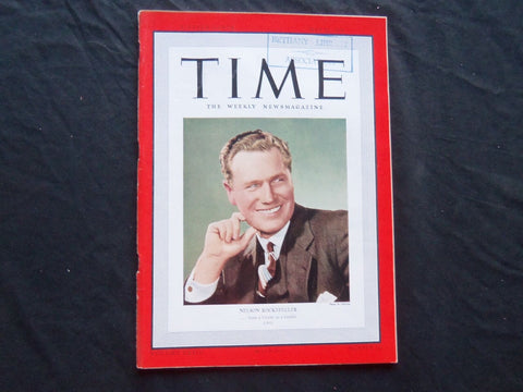 1939 MAY 22 TIME MAGAZINE - NELSON ROCKEFELLER - T 661