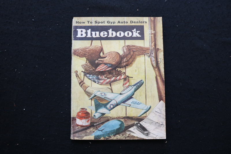 1954 JULY BLUE BOOK MAGAZINE - HOW TO SPOT GYP AUTO DEALERS COVER - E 10303