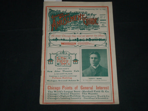 1905 OCTOBER 15 CHICAGO WEEKLY AMUSEMENT GUIDE MAGAZINE - FAY TEMPLETON - J 4608