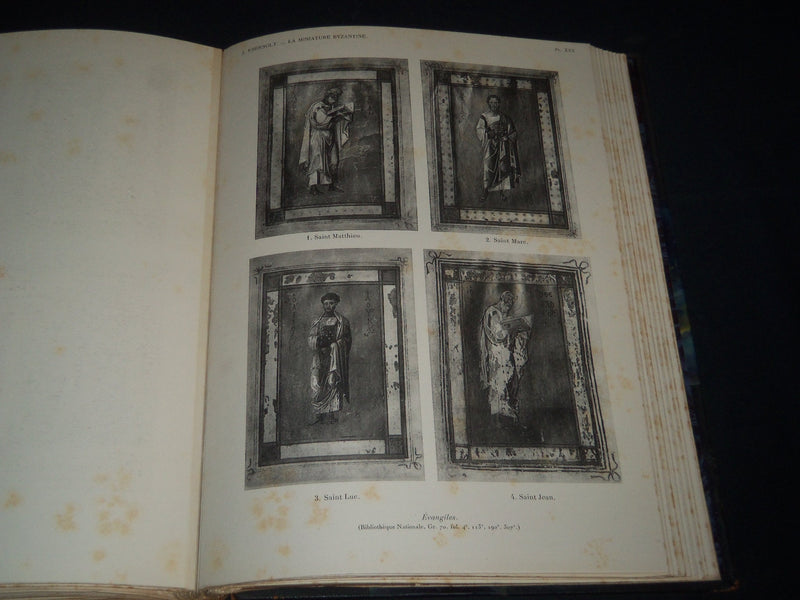1926 LA MINIATURE BYZANTINE VOLUME BY JEAN EBERSOLT - GREAT PLATES - Z 43