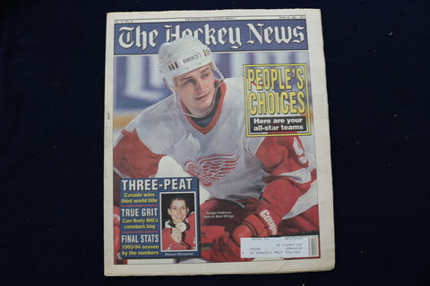 1994 APRIL 29 THE HOCKEY NEWS NEWSPAPER - SERGEI FEDOROV COVER - NP 8708