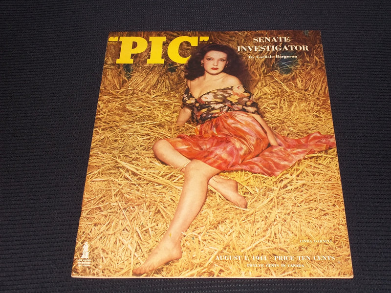 1944 AUGUST 1 PIC MAGAZINE - LINDA DARNELL FRONT COVER - E 20533