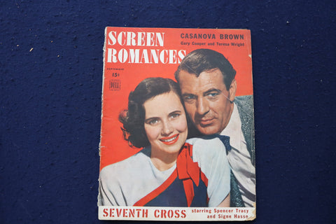 1944 SEPTEMBER SCREEN ROMANCES MAGAZINE - GARY COOPER COVER - E 12717