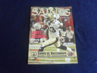2003 DECEMBER 7 PRORGRAM - NEW ORLEANS SAINTS VS TAMPA BAY BUCCANEERS - ST 7155