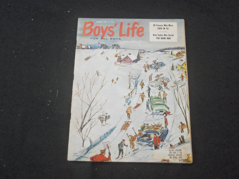 1962 JANUARY BOYS' LIFE MAGAZINE - 28 TEENERS WHO WERE TOPS IN '61 - ST 3770N