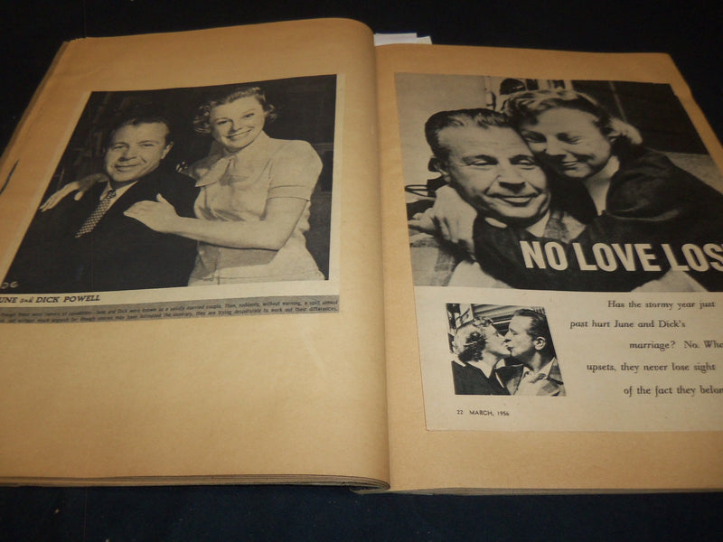 JUNE ALLYSON SCRAPBOOK - HOLLYWOOD - LOADED WITH GREAT PHOTOS - 18A