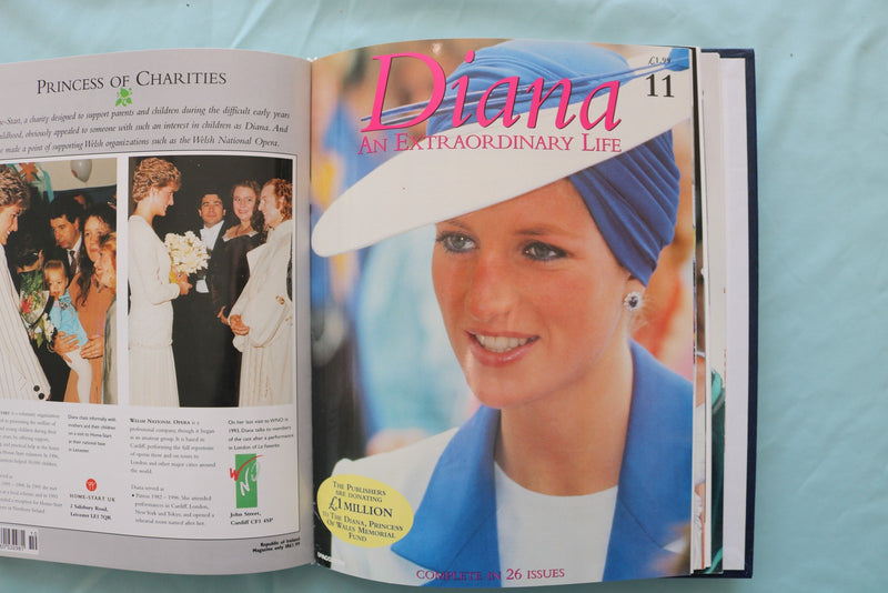 1997-1998 DIANA AN EXTRAORDINARY LIFE MAGAZINE ALBUM - ISSUE #S 1-13 - KD 9624