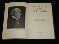 1943 ELECTRICITY FOR EVERYONE HARDCOVER BOOK BY LUNY & WYMAN - KD 6372