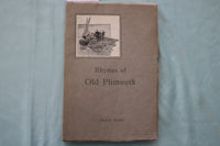 1921 RHYMES OF OLD PLIMOUTH BY HERBERT RANDALL - SOFTCOVER BOOK - K 3432