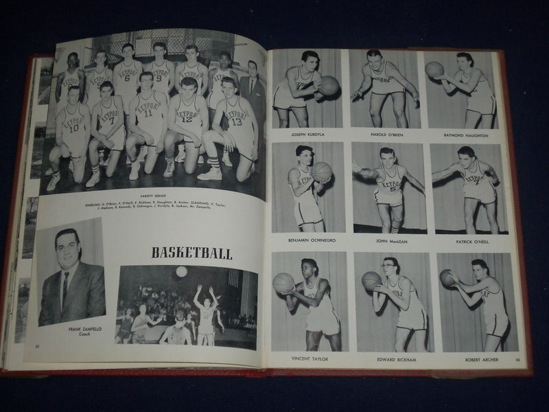 1958 THE KEY KEYPORT HIGH SCHOOL YEARBOOK - NEW JERSEY - GREAT PHOTOS - YB 495