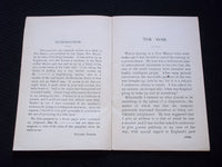 1916 THE WAR WHAT IS ENGLAND DOING? SOFTCOVER BOOK BY PHILOSOPHUS - J 7175
