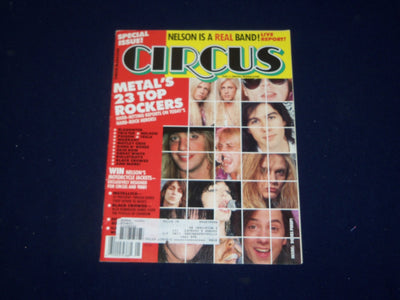 1991 MAY 31 CIRCUS MAGAZINE - METAL'S 23 TOP ROCKERS COVER - PHOTOS - SP 9639