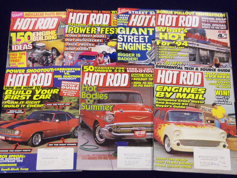1991-1997 HOT RODDING HOT ROD MAGAZINE LOT OF 23 ISSUES - NICE PHOTOS - O 266