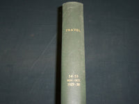 1929 NOV-1930 OCT TRAVEL MAGAZINE BOUND VOLUME - GREAT COVERS - KD 5991