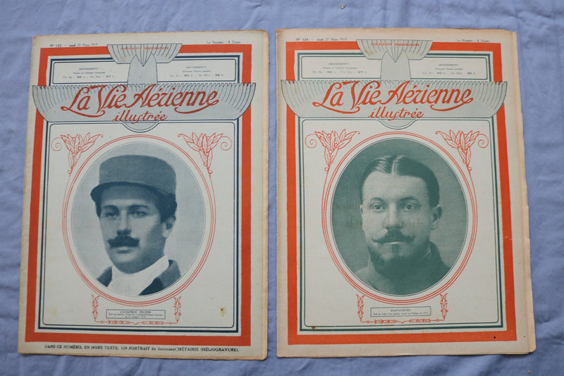 1919 LA GUERRE & LA VIE AERIENNE ILLUSTRE MAGAZINES- FRENCH - LOT OF 28 - O 3852
