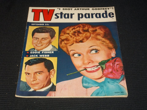 1954 SEPTEMBER TV STAR PARADE MAGAZINE - LUCILLE BALL FRONT COVER - E 3894
