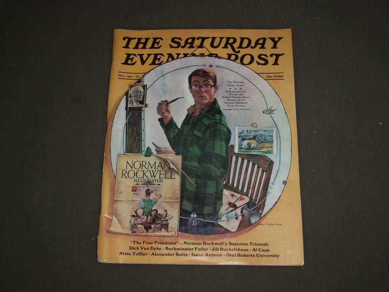1973 MAR-APR THE SATURDAY EVENING POST MAGAZINE - ROCKWELL COVER CONTEST- B 4286