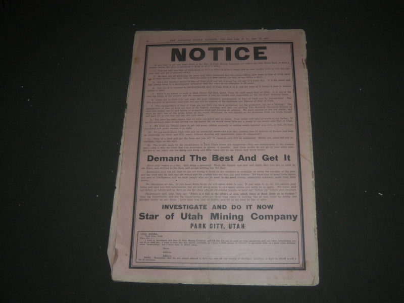 1927 JUNE 25 NATIONAL POLICE GAZETTE - MARY MABERY - SP 3078