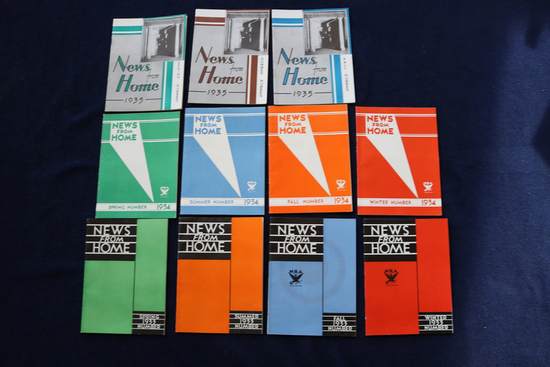 1933-1935 NEWS FROM HOME MAGAZINE - HOME INSURANCE COMPANY - LOT OF 11 - O 3635